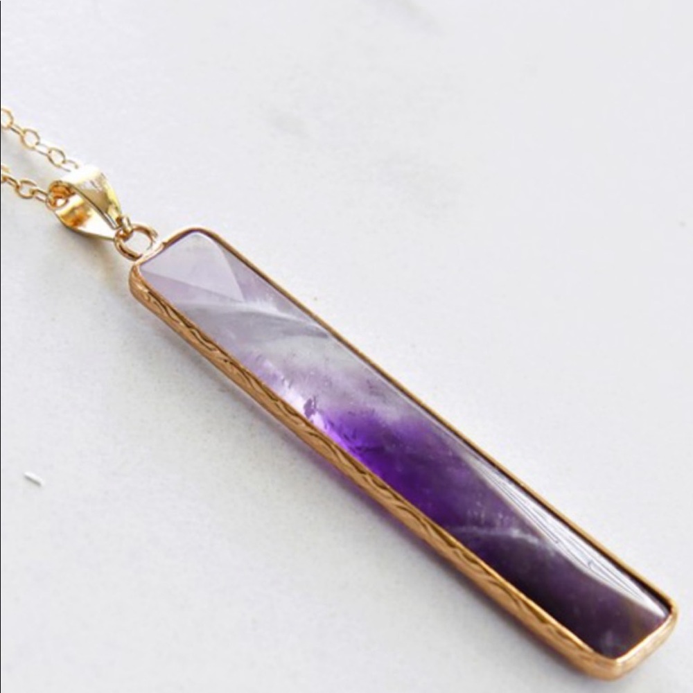 Minimalist Semi-Precious Wrap Stone- Available in 10 Colors